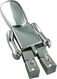 Silver Metal Robot USB Memory Stick - Flash Drive/School/Novelty/Gift