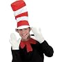 Cat in the Hat Gloves - Adult