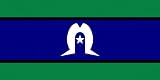 Torres Strait Islanders Flag Clear Acrylic Fridge Magnet 2.75 inches x 2 inches
