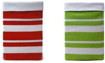 Soft Knit Wool Stocking Sock Ideal for iPad & Tablets -2pack in Christmas Colors