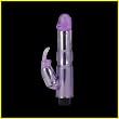 Bath Time Bunny Waterproof Rabbit Vibrator Purple