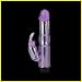 Bath Time Bunny Waterproof Rabbit Vibrator Purple