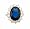 JanKuo Jewelry Silver Tone Royal Family Large Diana Engagement Inspired Ring with Blue Sapphire C.Z. Includes Gift Box (11)