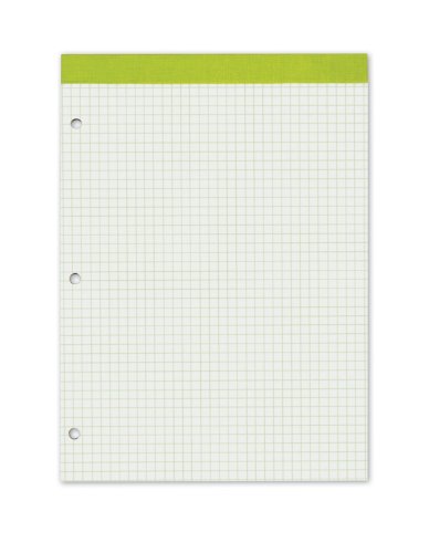 Image of Ampad 20-288, Evidence Dual Pads, Letter Size, Green Ruling 4 sq. / In. 100 Sheets Per Pad, 1 Each