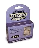 Dr. Doug's Classic Ear Plugs, 10-Pair (Pack of 4)