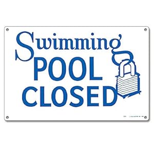 Amazon.com : Poolmaster 40333 Swimming Pool Closed Sign for Residential