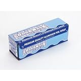 Boardwalk 7114 Extra Standard Aluminum Foil Roll, 500' Length x 18 Width x 16 Micron Thickness