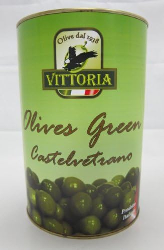 Castelvetrano Green Olives From Italy - 2.5kg (5.5 lb) Tin
