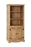 Core Products Corona 2 Door Mexican Pine Bookcase CR903
