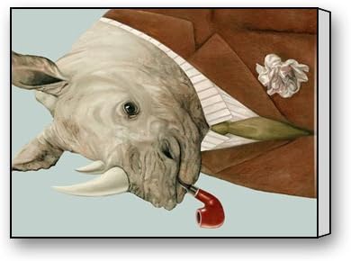 Yor goddess Canvas Art Print Funny Rhino 30 x 18 inch