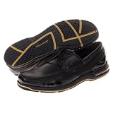 Rockport Schooner Mens Slip On Boat Shoes Oxford Leather Black Lizard Croc Crocodile DMX... by 