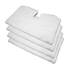 4 Shark Euro Pro Pocket Steam Mop Compatible Replacement Pocket Pads Europro Microfiber S3501 S3601 S3901