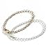 2 Gold Silver Plated Bracelets
