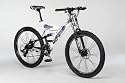 MOUNTAINBIKE MTB FAHRRAD FULLY GOOTER 2.0 WEISS/BLAU