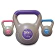 Tone Fitess 5, 10 & 15 Vinyl Cement Kettlebell Set Tone Fitess 5, 10 & 15 Vinyl Cement Kettlebell Set