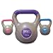 Tone Fitess 5, 10 & 15 Vinyl Cement Kettlebell Set
