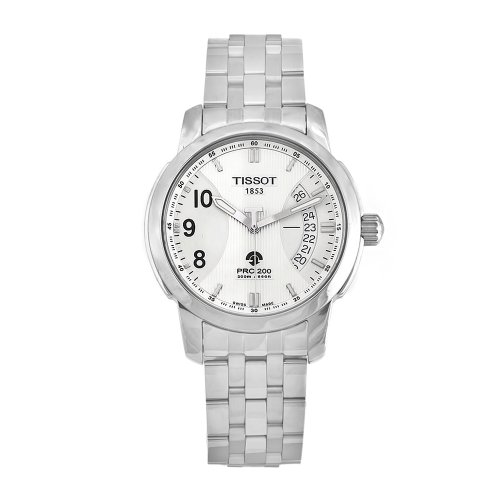 Tissot Mens T0144211103701 PRC200 Stainless-Steel Automatic Silver Dial Watch