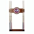 NHL Colorado Avalanche 2 piece Wood and Mirror Wall Cue Rack