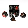 Red Onyx 7-piece Dice Set