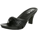 MIA Women's Elly Slide Sandal,Black,7.5 M US