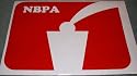 Giant Beer Pong Decal 16"x22" NBPA Logo RED