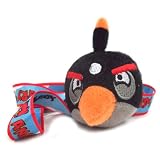 Angry Birds-Angry Birds Black Bird Plush Lanyard  Free Shipping