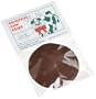 Tom and Sally's Handmade Chocolates, Christmas Cow Chips (Belgian Milk Chocolate with Red and Green Candies), 2-Ounce Pies (Pack of 6)
