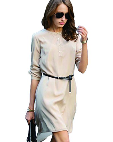 (ディーコッテ)D'Kotte リゾート シャツ ワンピース ロング マキシ ひざ 丈 タイト ワンピ 長袖 春 夏 レディース neay038