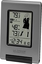 La Crosse Technology WS-9740U-IT-NL Wireless Temperature Station with Remote Sensor and Dress-for-Weather Icons