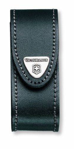Victorinox 4052030 Black Leather Pouch (2-4 Layer)