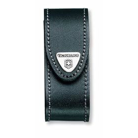 Victorinox Black Leather Pouch (2-4 Layer)