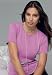 Jessica London Plus Size Crewneck Shell