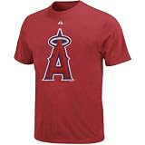 Majestic Los Angeles Angels of Anaheim Red Ballyard Legends Heathered T-shirt
