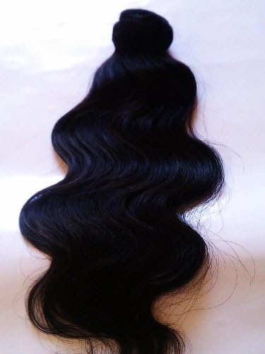 Unprocessed 100% Virgin Brazilian Human Hair Guaranteed / 100 grams / 1 pack Hair wavy or straight /with cuticles 16" Black 1b can be colorized to your liking. We test hair strands of our unprocessed hair to make sure that it takes color immediately because if it does not its a good chance that it contains synthetic fibers or its been processed. Thanks for your interest in Zayn products.