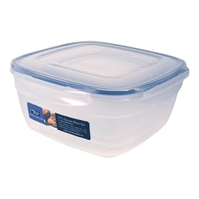 Lock and Lock Storage 6 Piece Square Bowl Set by Heritage Mint
