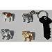 Bulldog Keychain