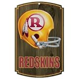 Washington Redskins Wood Sign - Throwback Helmet