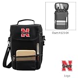 Nebraska Cornhuskers NCAA Duet Wine and Cheese Tote (Black/Grey)
