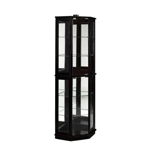 Hanley Corner Curio, CORNER, BLACK