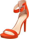Calvin Klein Womens Vivian Suede Platform Sandal Sandal