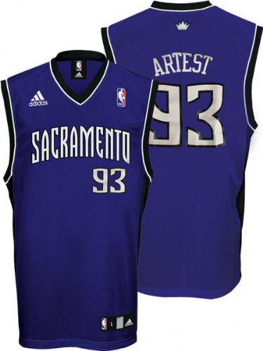Ron Artest Sacramento Kings Purple Youth Replica Adidas NBA Jersey