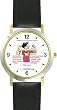All of THE 7 HABITS #3 - White Youth (Spanish Text) - DELUXE TWO-TONE WATCH from THE 7 HABITS - WATCH COLLECTION BY WATCHBUDDY&reg; - Arabic Numbers - Black Leather Strap-Size-Children's Size-Small ( Boy's Size & Girl's Size )