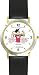 All of THE 7 HABITS #3 - White Youth (Spanish Text) - DELUXE TWO-TONE WATCH from THE 7 HABITS - WATCH COLLECTION BY WATCHBUDDY&reg; - Arabic Numbers - Black Leather Strap-Size-Women's Size-Small