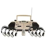 Buy 6-Person Wireless Cassette Recorder Listening Learning Center For School Teachers...