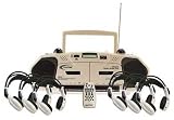 Califone 2395IRPLC-6 6-Person Wireless Cassette/Recorder Learning Center