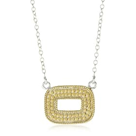 Anna Beck Designs Gili Reversible Open Square 18k Gold Plated