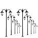LYM18 10pcs Model Railway Led Lamppost Lamps Street Lgihts HO Scale 6cm 12V New
