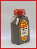 CLOVES GROUND FRESHLY PACKED IN LARGE JARS, spices, herbs, seasonings