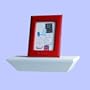 Ennospace (Set of 2) 10" X 4'' X 2'' Alexandra Wall Floating Shelf Ledge White
