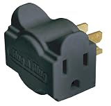 Ziotek ZT1120131 HC1 Black Liberator Dual Outlet Wall Adapter, 2 Pack